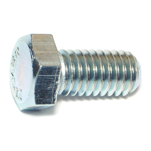Midwest Fastener Grade 2, 3/8"-16 Hex Head Cap Screw, Zinc Plated Steel, 3/4 in L, 100 PK 00051 - main